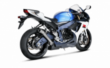 Akrapovic Slip-on Line Titanium Einddemper zonder E-keur Suzuki GSX-R 750 2011 > 2017